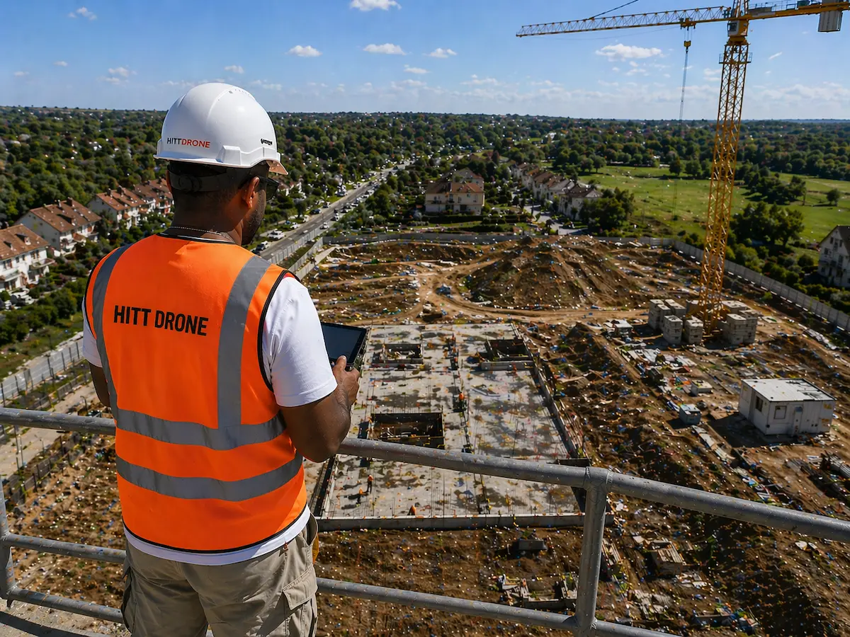 Suivi de chantier par drone en Charente-Maritime